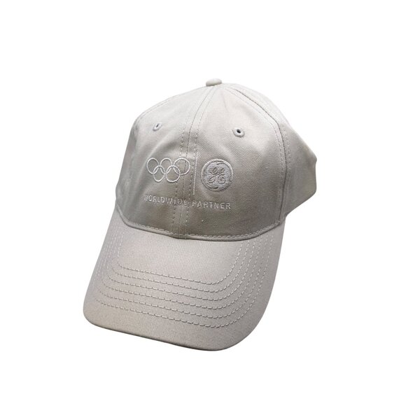 GE Worldwide Partner Olympic Beige Baseball Cap - Picture 2 of 5